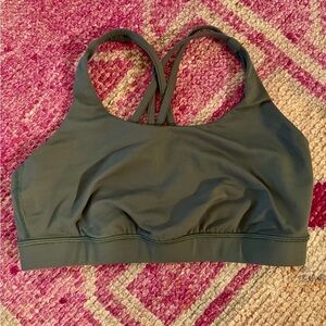 Lululemon Olive Green Sports Bra size 10